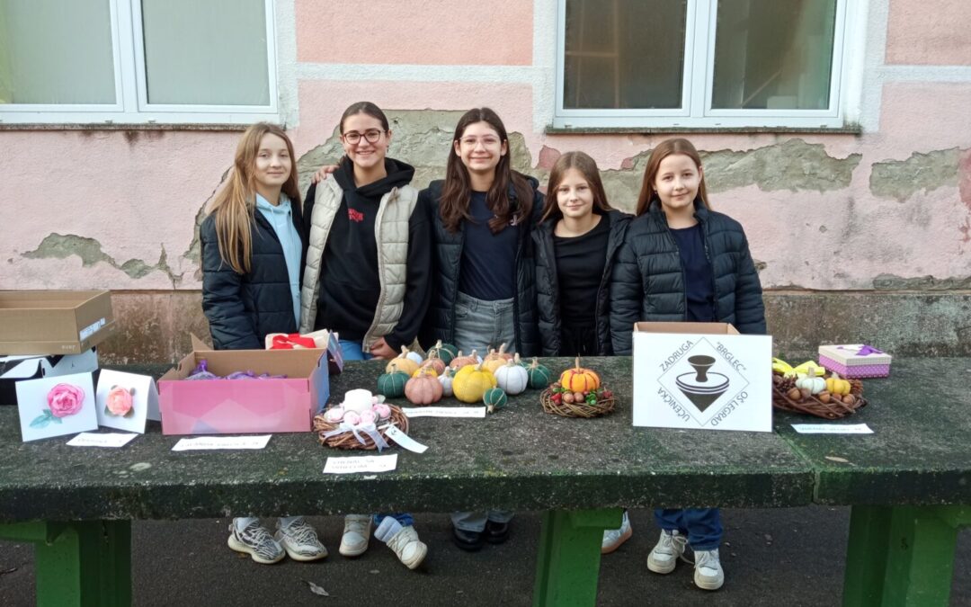 UČENIČKA ZADRUGA “BRGLEC”SUDJELOVALA NA LEGRADSKOM SAJMU PETKOM