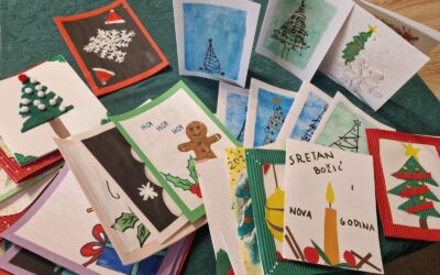 RADOST BOŽIĆA U ČESTITKAMA NAŠIH NAJMLAĐIH