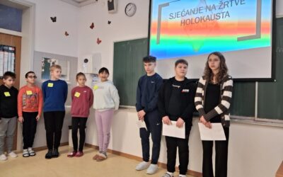OBILJEŽEN MEĐUNARODNI DAN SJEĆANJA NA HOLOKAUST U ŠKOLI