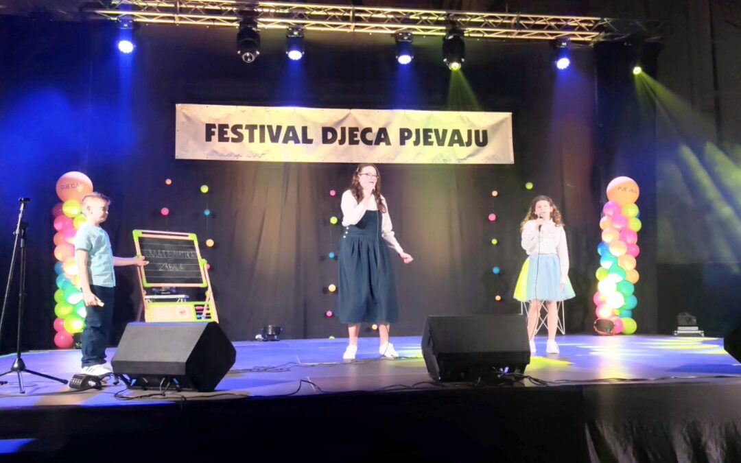 USPJEŠAN NASTUP I POSEBNA NAGRADA NA 14. FESTIVALU “DJECA PJEVAJU”U VARAŽDINU