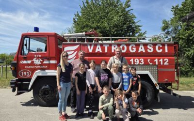 UČENICI PŠ PODRAVSKA SELNICA POSJETILI VATROGASCE
